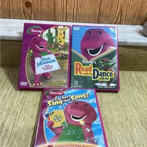 Barney Kids Learning DVD Set - Purple